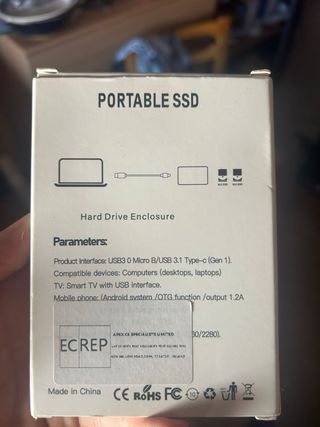 Disco duro externo 2TB