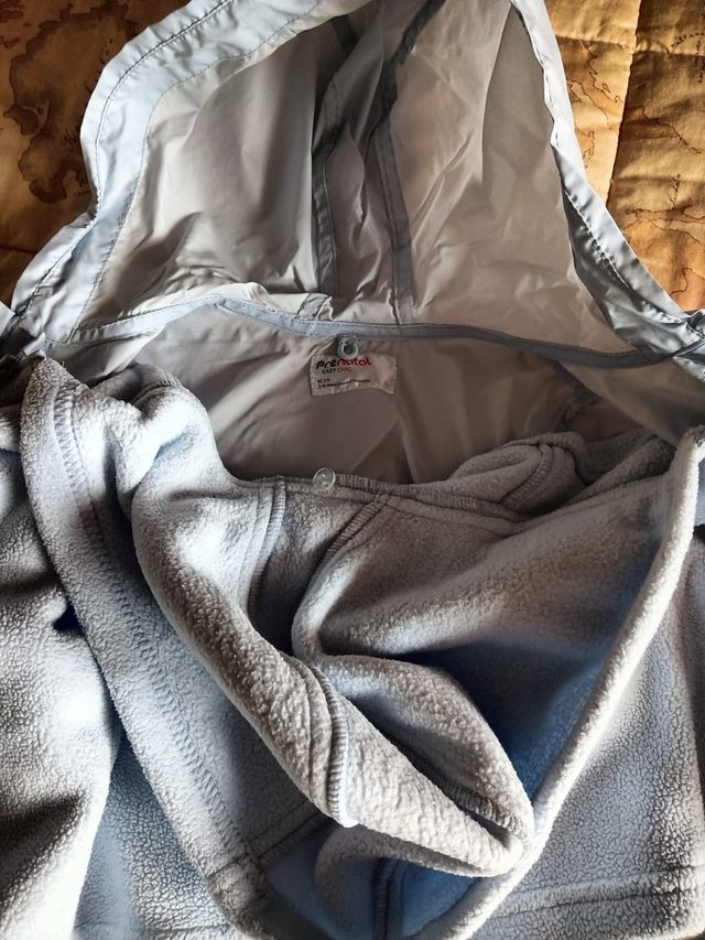 Giubbino Prenatal 3/6 mesi con doppio pile e giacc