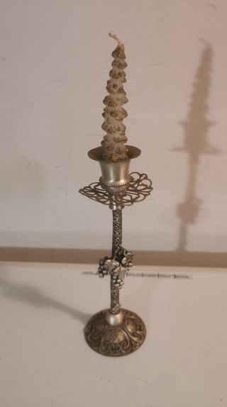 Candelabro argento antico /candeliere vintage