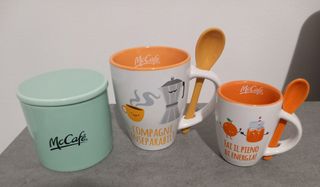 Tazze e zuccheriera McCafé 
