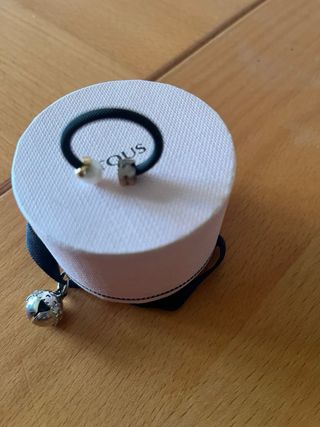 Anillo de Tous de acero Ip negro