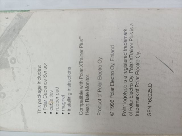 Sensor cadencia para bici