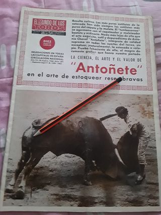 Revista el mundo de los toros 1968
