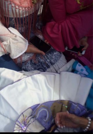 Traje de flamenca, dos piezas.