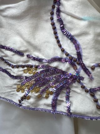 Traje de flamenca, dos piezas.