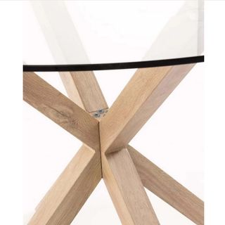 HERMOSA MESA DE CRISTAL