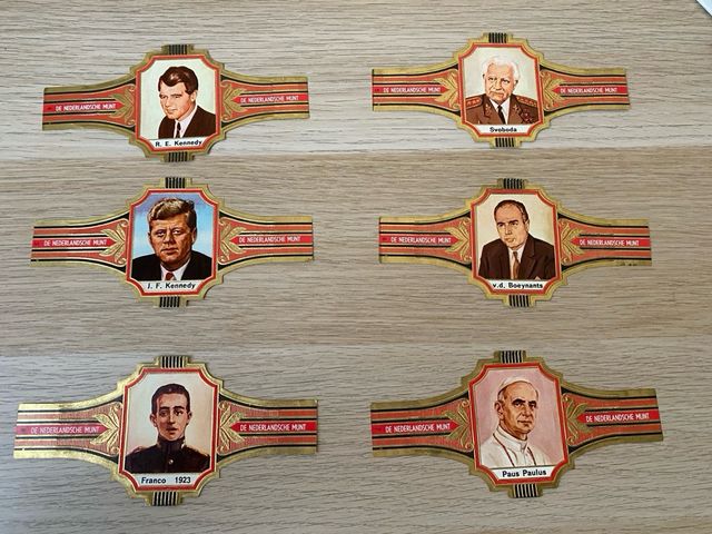 Vitolas de puros antiguas de colección