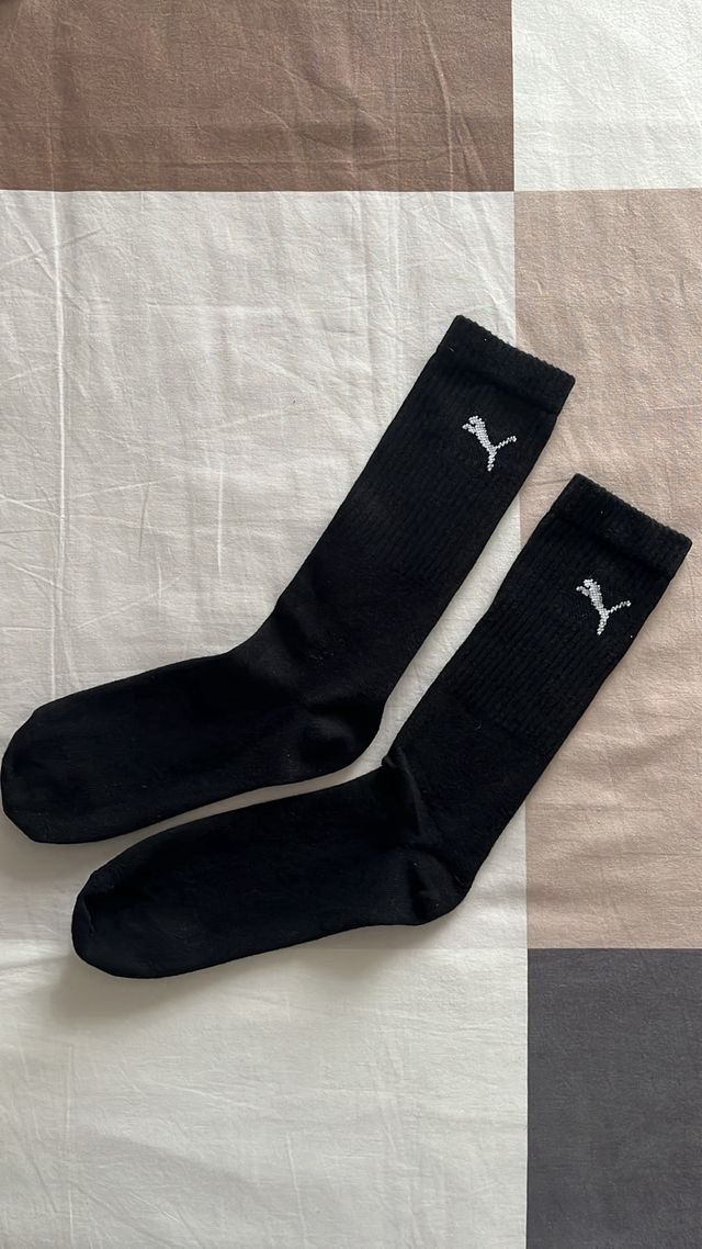 Calzettoni da palestra Puma neri