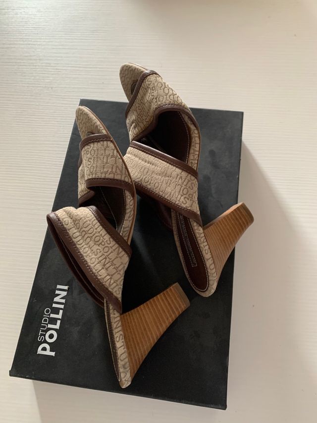 Sandali estivi donna Pollini con tacco 