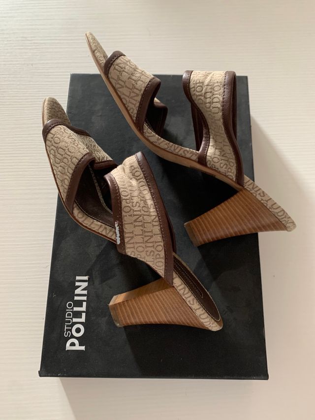 Sandali estivi donna Pollini con tacco 