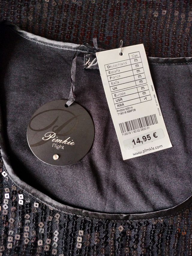 Vestido de fiesta pinkie