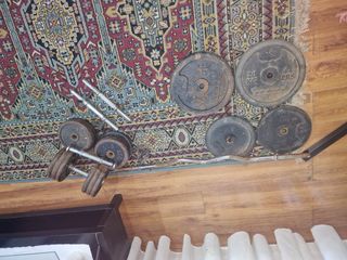 Barra de paralelas, barra z, 4 mancuerna