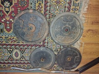 Barra de paralelas, barra z, 4 mancuerna