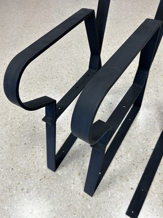 Hierros de forja para banco de jardín