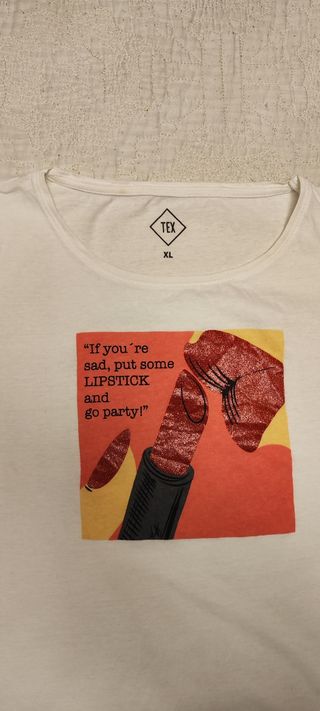 Camiseta manga corta mujer