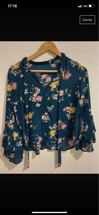 Camisa de flores zara