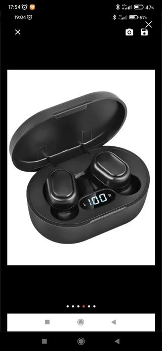 AURICULARES BLUETOOTH (E7S) COLOR ROSA.