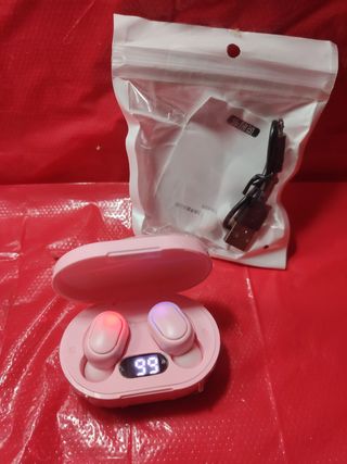 AURICULARES BLUETOOTH (E7S) COLOR ROSA.