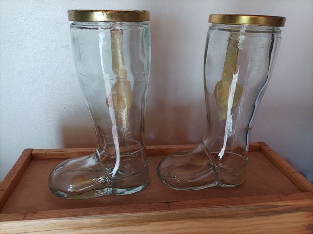 Botas recipientes