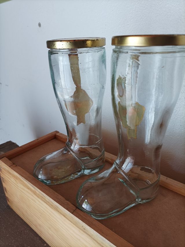 Botas recipientes