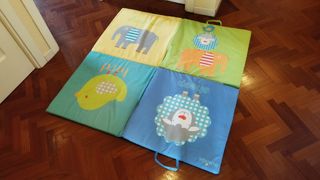COLCHÓN CUNA/ALFOMBRA JUEGOS PLEGABLE