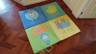 COLCHÓN CUNA/ALFOMBRA JUEGOS PLEGABLE