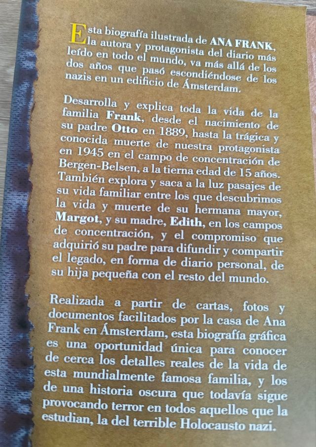 Ana Frank. La Biografía Gráfica