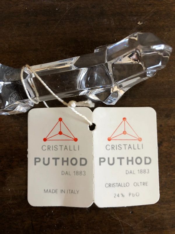 Cane bassotto Cristali Phutod made in Italy