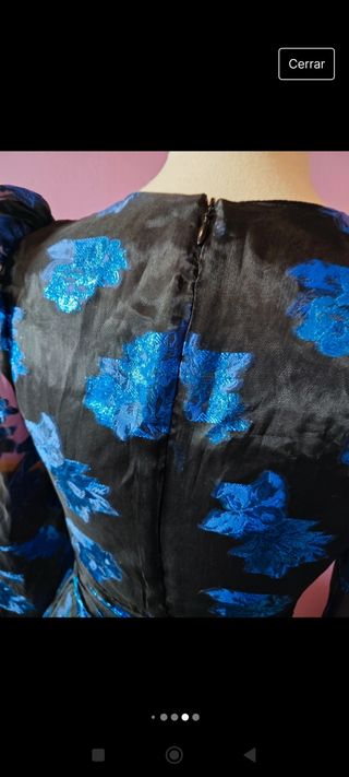 Vestido de fiesta corto zara Talla S .