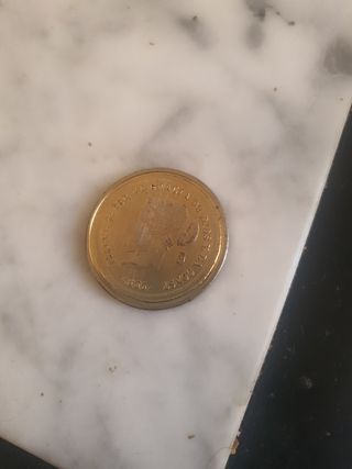 Moneda Isabel 2 1855 100Rs