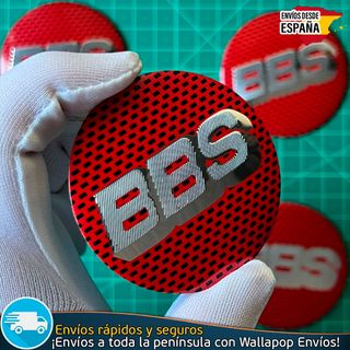 X4 Emblemas BBS 60mm Pegatinas Tapacubos Llantas