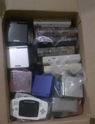 consolas antiguas GB GBA GBA sp nes SNES n64 .....
