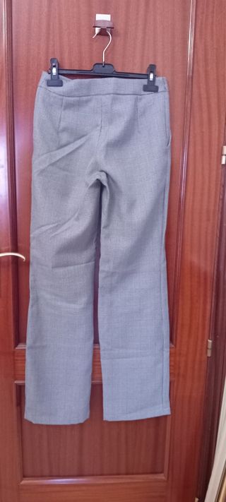 Pantalón vestir cuadros mujer talla 38