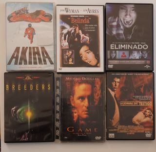 Películas en dvd a 5 € unidad