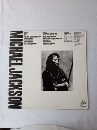 Michael Jackson Vinilo Bad