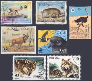 19 ref. SELLOS WWF + PROTECCIÓN FAUNA  [CONSULTAR]