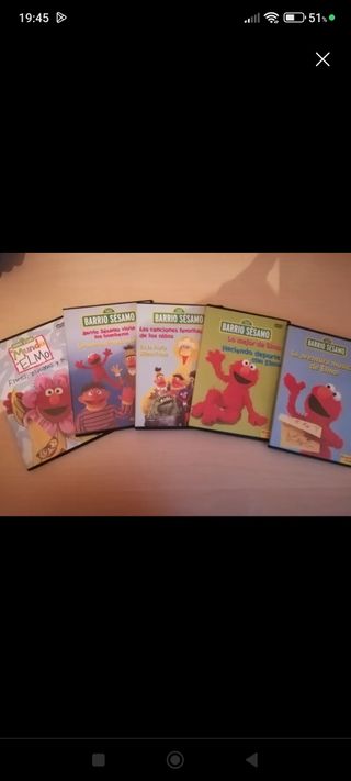 Dvd's barrio sésamo