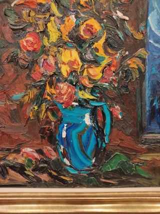 bodegon floral  Joan Abelló "La Finestra" 1982