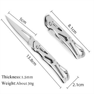 Coltellino Pieghevole Tascabile Piccolo Con Mosche