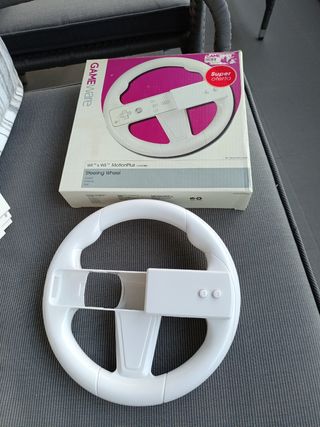 Volante y pistola Wii