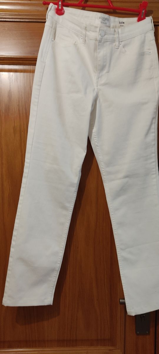 Pantalón vaquero blanco