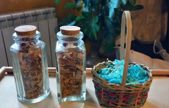 Adornos frascos cristal