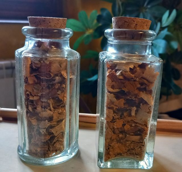 Adornos frascos cristal