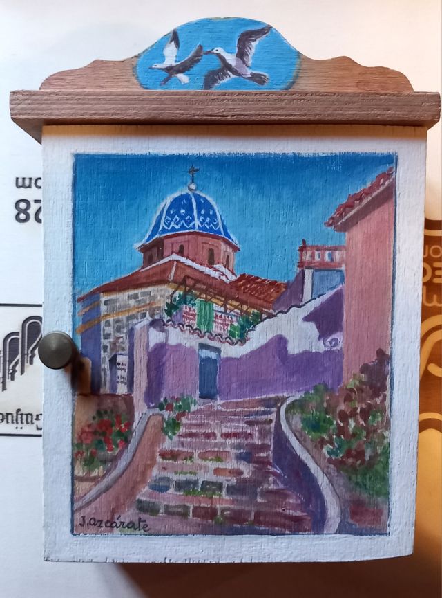 Llavero madera colgar