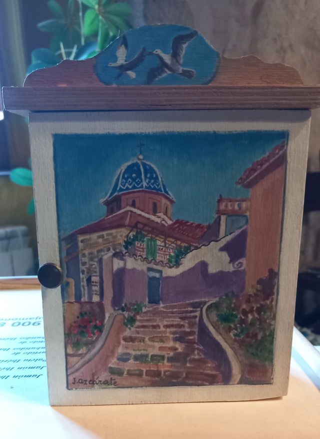 Llavero madera colgar