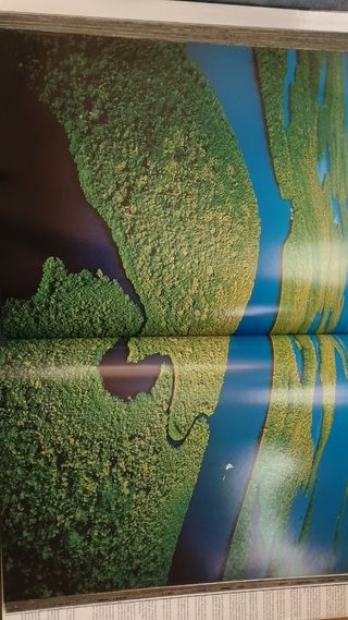 La tierra vista desde el cielo