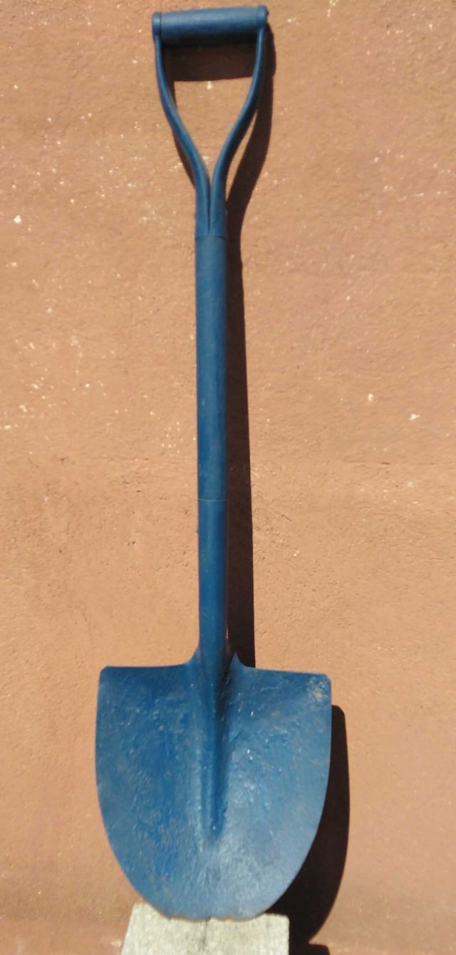 ❤️ Pala Redonda con Mango de Madera. Jardín y Obra