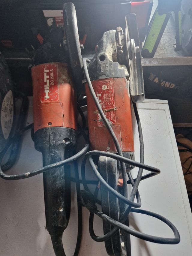 Radiales 230,hilti,whurt y milwaki