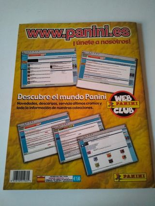 Album de cromos Panini aviones completo
