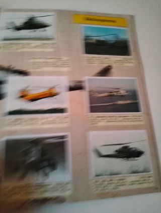 Album de cromos Panini aviones completo